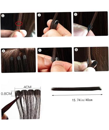 minkissy Invisible Tape Glue Tape Grip Tape Wigs Double Sided Tape Hair medium Black - Buy Online on GoSupps.com