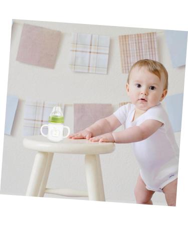 Toyvian 2pcs Silicone Bottle Cover Feeding Bottle Handles Supplies Feeding Bottle Holder Anti-Slip Bottle Sleeve Bottle Protection Cover White Portable Feeder Whitex2pcs 12X7X2.5CMx2pcs - Buy Online on GoSupps.com