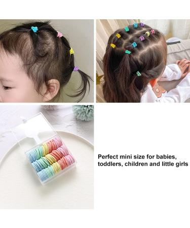 LuLiyLdJ 100pcs 2mm Candy Color Elastic Hair Bands for Baby Girls | Toddler Bobbles Accessories - Buy Online on GoSupps.com