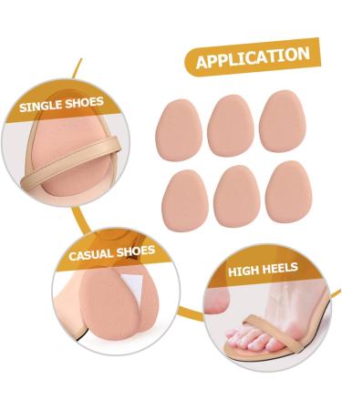 NOLITOY High Heel Pads - 6 Pairs Comfortable Insole Inserts for Foot Pain Relief | Portable & Replaceable Forefoot Pads - Buy Online on GoSupps.com