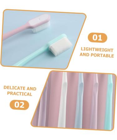 Gatuida 4-Piece Portable Charcoal Toothbrush Set - Comfortable Fiber Brushes for Pregnant Women & Travel Accessories - Buy Online on GoSupps.com