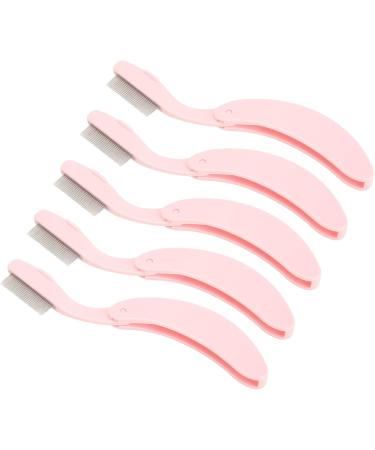Stainless Steel Teeth Eyebrow Brush for Defining Lash Brow Makeup Applicator with Ergonomic Curve Handle Portable Design for Travel - Buy Online on GoSupps.com