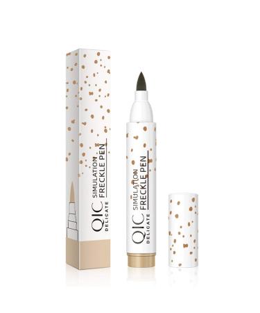 Freckle Pen faux freckles makeup pen natural simulation make -up point pencil color rendering waterproof easy to color dot spot pen 2 pieces