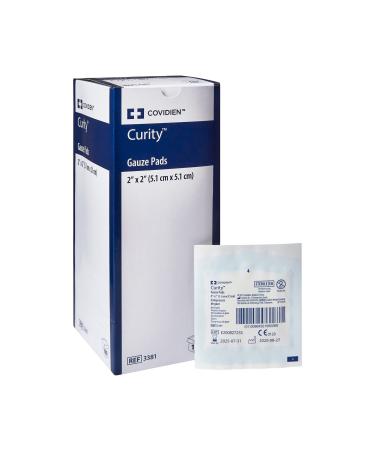 MCK33882000 - Sponge Dressing Curity Gauze 12-Ply 2 X 2 Inch Square