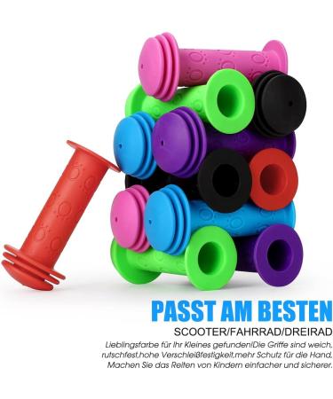 Buy Safe 22mm Bicycle Handles for Children | 105mm Handlebars for Kids' Bikes Scooters & Tricycles - Premium Safety Protection - Buy Online on GoSupps.com