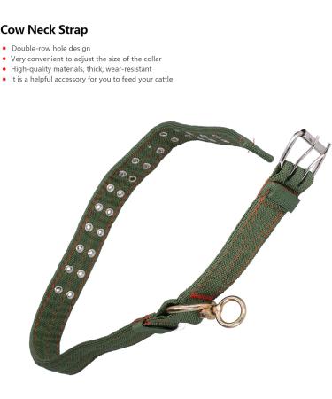 BAOFUYA Adjustable Canvas Cow Collar with Metal Buckle - Durable Farm Animal Cattle Collar (Large) for International Shipping - Buy Online on GoSupps.com