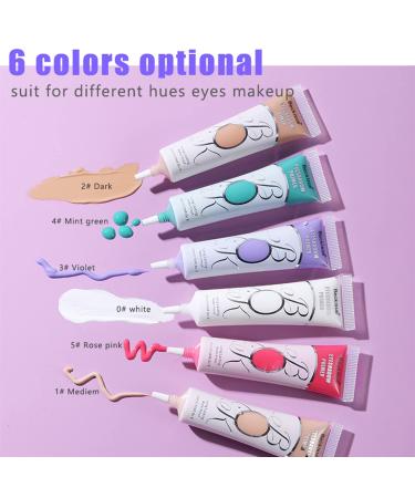 MAEPEOR Matte Eyeshadow Primer - 6 Colors, Long-lasting & Waterproof Eye Primer for All Shadows (Dark) - Buy Online on GoSupps.com