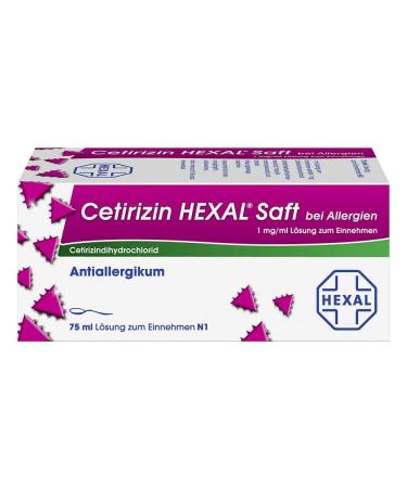 Hexal Cetirizine Syrup 75 ml - Fast Allergy Relief | Buy Online Internationally - Buy Online on GoSupps.com