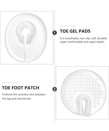 6 Pairs Gel Toe Guard Cushions | Silicone Toe Protectors for Flip Flops & Sandals - Buy Online on GoSupps.com