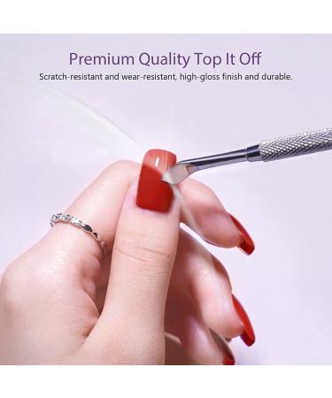 Saviland Gel Top Coat - 3.5OZ No Wipe Clear Nail Polish for Professionals & DIY Manicures - Buy Online on GoSupps.com