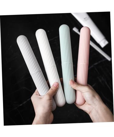 Buy TOVINANNA 4 Pack Portable Toothbrush Case | Travel-Friendly Toothbrush Storage - International Shipping Available - Buy Online on GoSupps.com