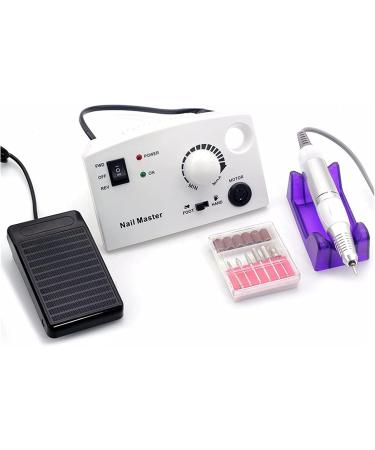 Nail kit Electric Nail Drill 30000 RPM Nail E Files 110V-240V Equipment Manicure Pedicure Set File Tools with Drill Bit 30000rpm Nail kit for Beginners with Everything White - Buy Online on GoSupps.com