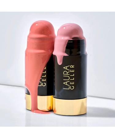 Laura Geller New York Serum Blush Tint - Poppy Peach | Lightweight Liquid Cheek Blush - Buy Online on GoSupps.com