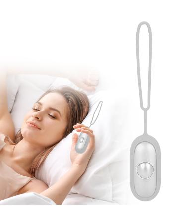 Sonew Handheld Sleep Aid USB Charging Microcurrent Sleep Assistant Instrument Anxiety Pressure Relief Sleep Aid Device(Silver)