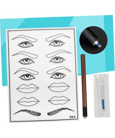 Hemoton 2pcs Practice Skin Kit Embroidery Kit Manual Pen Coffee - Buy Online on GoSupps.com