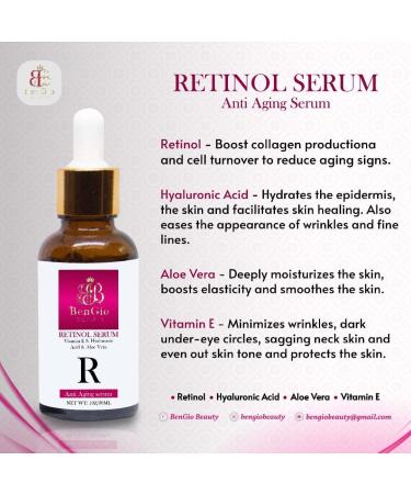 Buy Retinol Serum 2.5% with Hyaluronic Acid & Aloe Vera - Anti-Aging Skincare | Global Shipping - Buy Online on GoSupps.com
