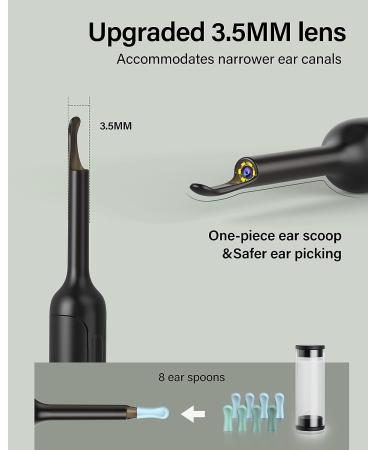 Bebird Ear Cleaner Kit with 1080P Camera | 6-in-1 Ear Wax Removal Tool for iPhone and Android | Includes 4 Silicone Ear Scoops | Ear Cleaners for Effective Ear Wax Removal - Buy Online on GoSupps.com