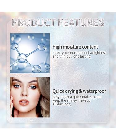 Catkin Liquid Glitter Eyeshadow - High Pigmented Metallic Finish - Long Lasting Shimmer Makeup (C01 Silver Tears) - Buy Online on GoSupps.com