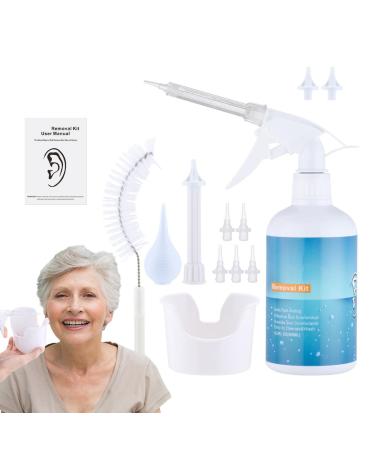 Qmisify Ear Wax Remover | Water Ear Cleaner Eardrum Protection Ear Cleaning Kit Wax Remover Tool Ear Flushing System Safe and Easy Ear Wash