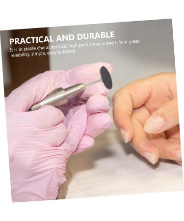 Healeved 1 Set Nail Polishing Sheets Nail Exfoliating Tools Sandpaper Metal Shaft Mini Drill Bits Power Tool Nail Tools Sander Tool Sandpaper Disc Sanding Pad Stainless Steel Lava Stone - Buy Online on GoSupps.com