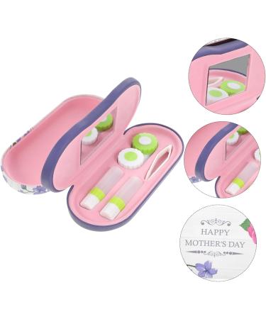 Buy Gatuida Double-Lodged Hard Shell Glasses Case & Contact Lens Kit for Kids - Travel Accessories in Violet Flocked Cloth | Durable & Stylish Protection Worldwide - Buy Online on GoSupps.com