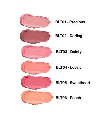 Palladio Im Blushing 2-in-1 Cheek & Lip Color | Light Cream Rouge Multi-Stick | Moisturizing Peach Formula for All-Day Wear - Buy Online on GoSupps.com