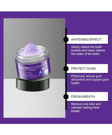 Tooth Restoration Mineral Powder Dental Mineral Powder Effective for Strengthening Teeth Gentle Teeth Whitening Powder Teeth Restoration Mineral Powder (3) - Buy Online on GoSupps.com