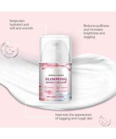 Skin Tightening Cream Body for Belly Fat Hibiscus & Honey Skin Firming Body Cream Cellulite Cream Hibiscus & Honey Body Shaping Cream Cellulite Remover Lifting Moisturizing Elasticity Natural - Buy Online on GoSupps.com