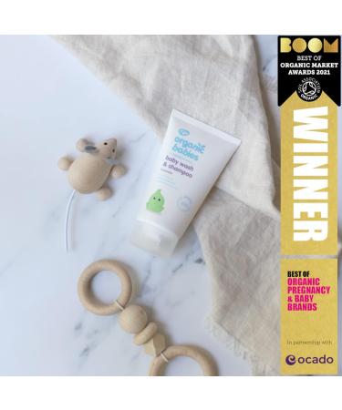 Green People Organic Babies Lavender Baby Wash & Shampoo 150ml | Natural & Organic Baby Bath Products | SLS & Paraben Free | Vegan & Cruelty Free | Lavender Scented Baby Bubble Bath - Buy Online on GoSupps.com