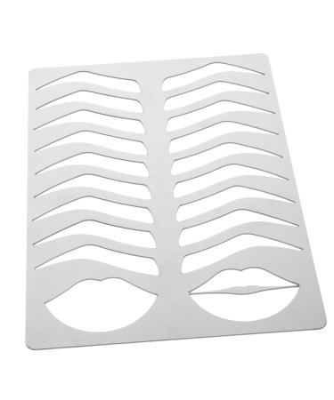 Mipcase Brow Mold Eyebrow Template Mold Eyebrow Practice Stencil Eyebrow Shaping Stencil Make up Lip Makeup
