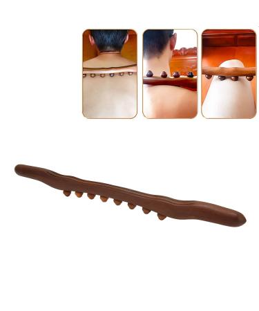 Wood Massage Tab & Gua Sha Tool for Muscle Relaxation | Meridian Dredging Wooden Massager - Buy Online on GoSupps.com