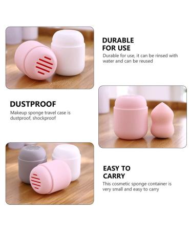FRCOLOR Silicone Makeup Sponge Holder | Durable Container for Foundation Blending | Ideal Makeup Sponge Case - International Shipping Available - Buy Online on GoSupps.com