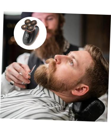 Mikinona 1 Piece Fashion Shaver Men Face Razor Trimmer for Men Professional Cordless Shaver Charging Stylish Abdominal Muscles Black - Buy Online on GoSupps.com