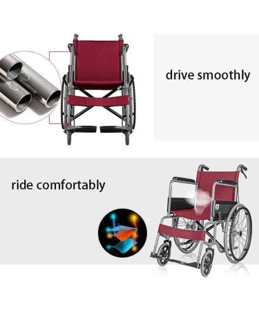 Wheelchair For Outdoor Steel Ultra Light Ergonomic Wheelchair Foldable Self-propelled Wheelchairs Solid Wheel Mobility Scooters Wheel Chair(Black) - Buy Online on GoSupps.com