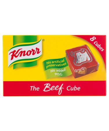 Knorr - Beef Bouillon - 8 cubes - pack of 2 cans of 80 g