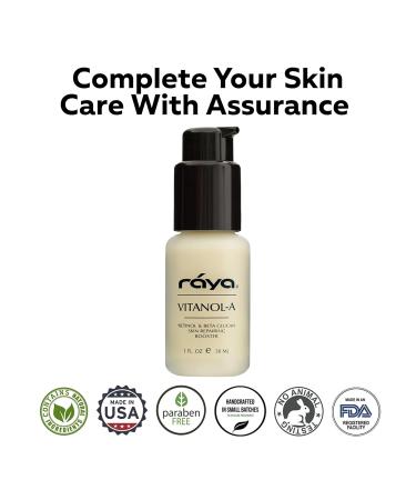 RAYA Serum for Face | Vitamin A & C Anti-Aging Formula | Antioxidant Skin Care for Oily Skin | Smoothing & Refining Chamomile Serum - Buy Online on GoSupps.com