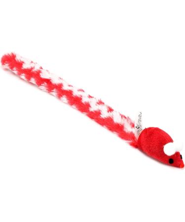 Chiwava 4 Pack Soft Plush Cat Mice Toys - 15 Inch Rattling Interactive Rustling Activity for Cats - Buy Online on GoSupps.com