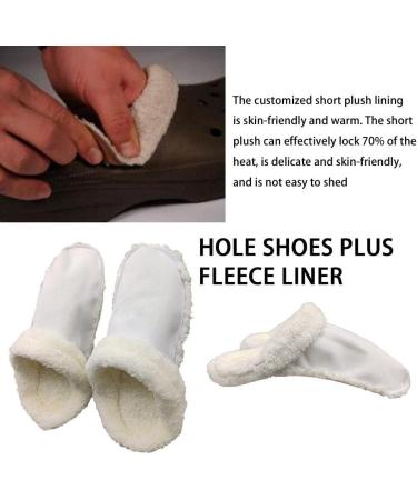 Furry Croc Liners Insoles Inserts - Winter Plush Warm Cover for Fur Lined Shoes & Slippers | 1 Pair - Buy Online on GoSupps.com