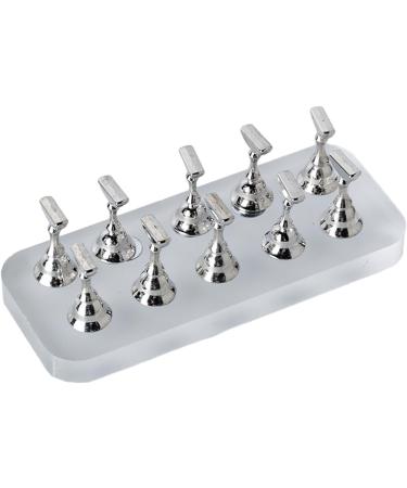 Acrylic Nail Art Practice Stand Fingernail Display Holder For False Nails Nail Tips Exercise Stand TS08 - Buy Online on GoSupps.com