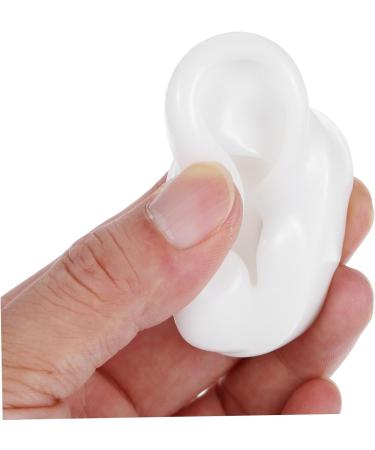 Mipcase Life-Like Silicone Ear Model White Ear Mold Display Model for Practice Piercing Aid - Buy Online on GoSupps.com