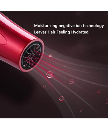 Hair Dryer Hairdryer Hairdryers for Women Blow Dryer Hair Dryers Lightweight Mini Portable High Power Constant Temperature and Quick Drying (25.3X 28X4.4cm black) 25.3X 28X4.4cm Black - Buy Online on GoSupps.com