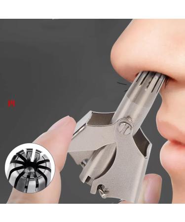 Nose Hair Trimmer for Men - 360 Rotating Stainless Steel Nasal Hair Trimmer | Detachable Design - Buy Online on GoSupps.com