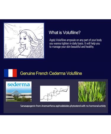 Sidmool Cederma Volufiline 100% Ampoule 30ml - Skin Tightening Drops for Face & Body - Healthy Skin Solution - Buy Online on GoSupps.com