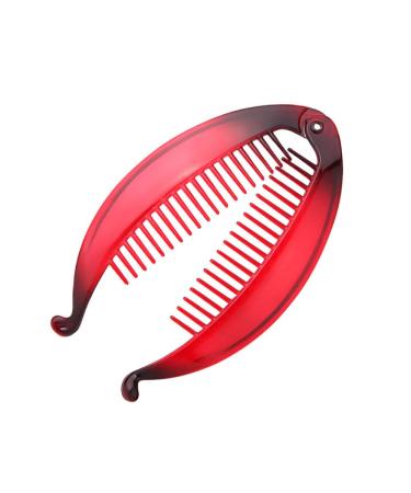 Smrroy 6 Pcs Banana Hair Clips - Resin Fishtail Comb Headdress for Women - Buy Online on GoSupps.com