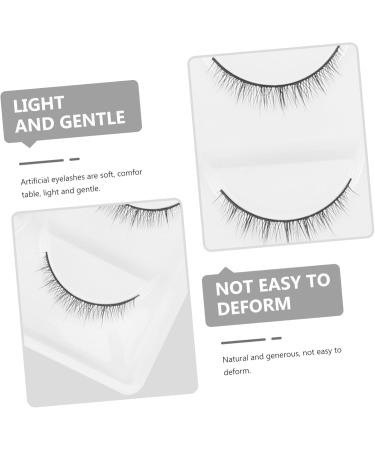Beaupretty 10pairs Fake Eyelashes Fake Lashes Strip Eyelashes Creative Eyelashes Soft Thick Lashes Women Eyelashes Strip Lashes Magnetic False Eyelashes High-grade Fiber Girl Su - Buy Online on GoSupps.com