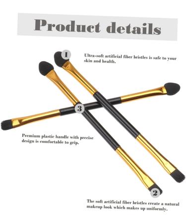 AUTSUPPL 20pcs Double Ended Eyeshadow Brush Eyeshadow Makeup Cosmetics Kit Artificial Fiber - Buy Online on GoSupps.com