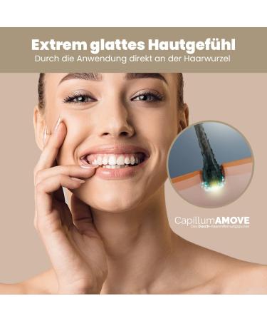 50g Capillum Amove Painless Depilatory Cream Powder for Women - Perfect for Sensitive Skin No Additives Smooth Face & Lips - 1 Pack - Buy Online on GoSupps.com