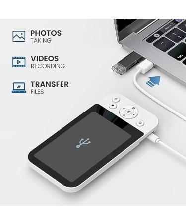 QIYUDS Ear Wax Removal Endoscope Tool | 3.9mm Diameter, 6 LED Lights, Easy to Use | Kids/Adults/Pets - Buy Online on GoSupps.com