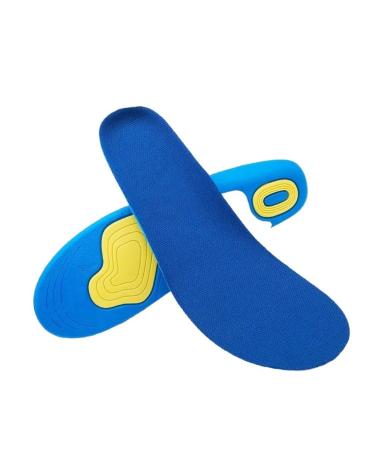 Soft PU Insole Sport Shoe Insoles Massaging Insole Foot Care for Feet Shoes Sole Shock Absorption(Small) Small D
