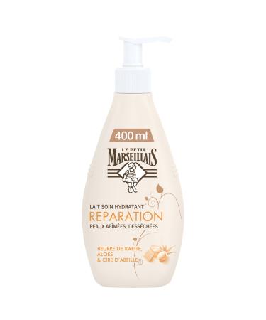 Le petit marseillais repair-moisturizing care milk (400 ml of pumping bags) body milk for damaged and dry skin body milk with shea butter aloe and beeswax - Buy Online on GoSupps.com
